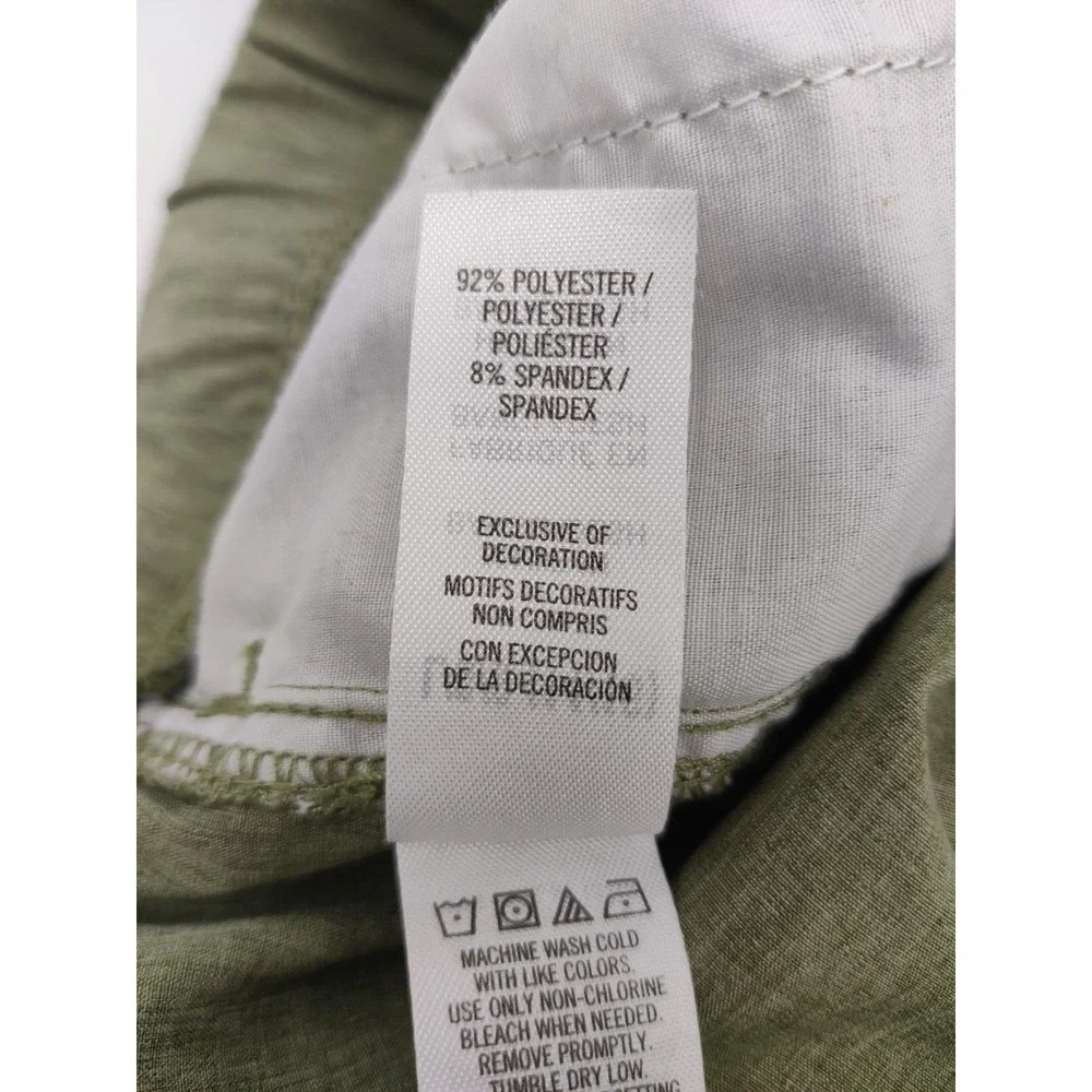 Lucky Brand Boys Shorts Olive‎ Green Elastic Waist Casual Size L 14/16